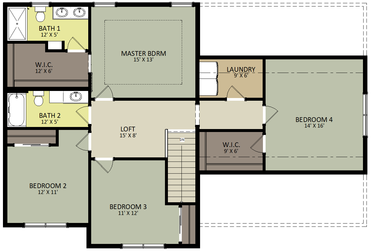 Thornberry Second Floor Floor Plan